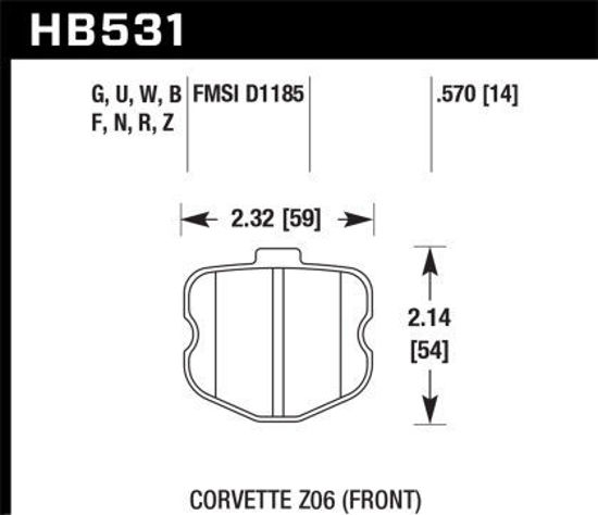 Picture of Hawk Front DTC 80 (Padlet)