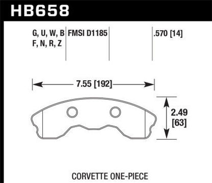 Picture of Hawk Front HPS 5.0  (One piece)