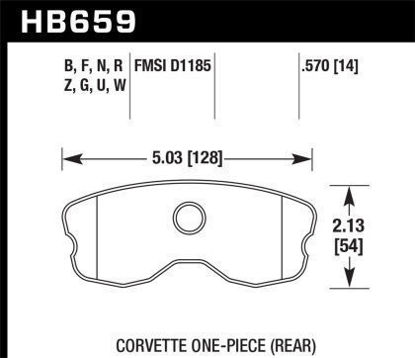 Picture of Hawk Rear HPS (One piece)